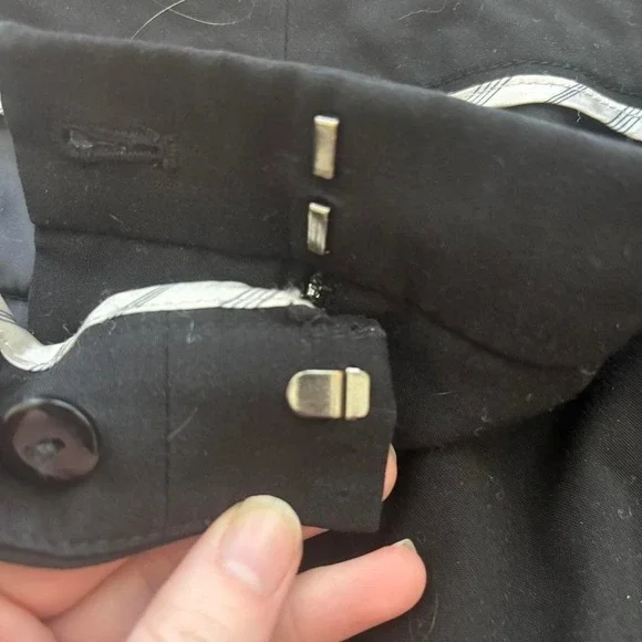 DKNY black straight leg dress pants - Picture 4 of 6